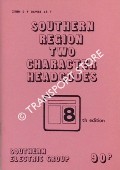 Southern Region Two Character Headcodes by RAYNER, Brian & WHITBREAD, Ricjhard